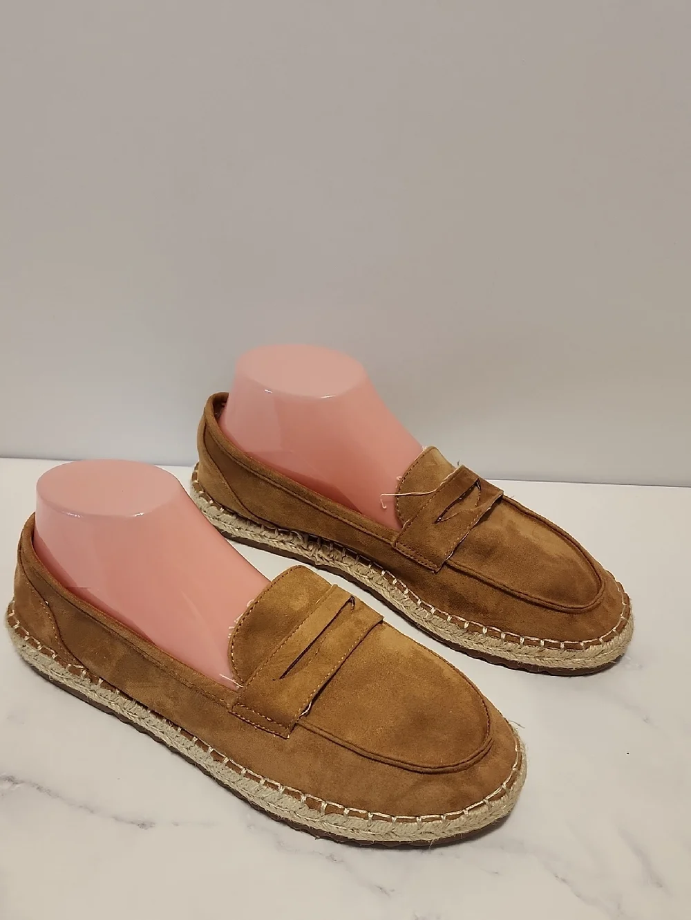 Findlay Tan Suede Espadrille Loafers